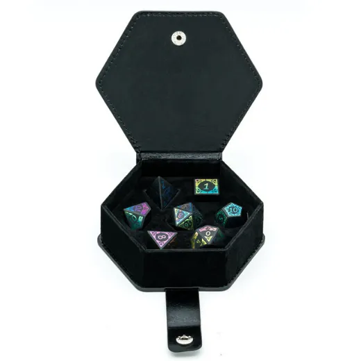 Obsidian and Rainbow Flourish