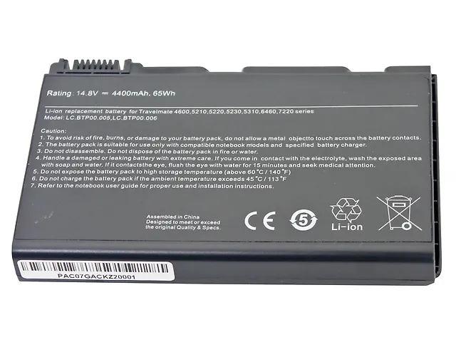 Oem Ac 07 5520 Batería Para Laptop 14.8 V 4400m Ah