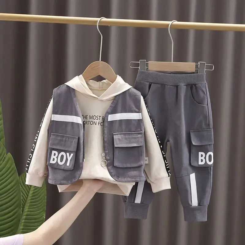 Oh Boy Combat Black 3 piece Outfit