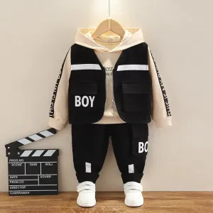 Oh Boy Combat Black 3 piece Outfit
