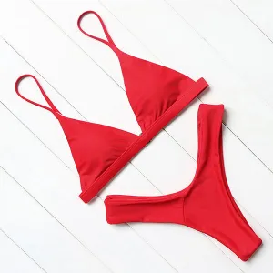 OMKAGI Brand Swimwear Women Swimsuit Sexy Push Up Micro Bikinis Set Swimming Bathing Suit Beachwear Summer Brazilian Bikini 2018