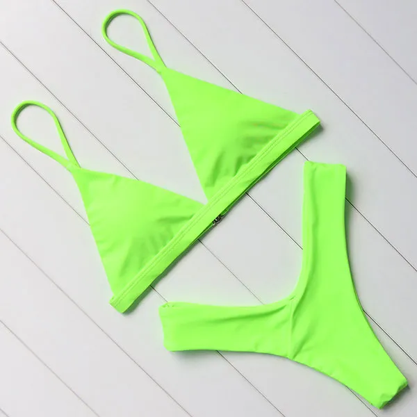 OMKAGI Brand Swimwear Women Swimsuit Sexy Push Up Micro Bikinis Set Swimming Bathing Suit Beachwear Summer Brazilian Bikini 2018