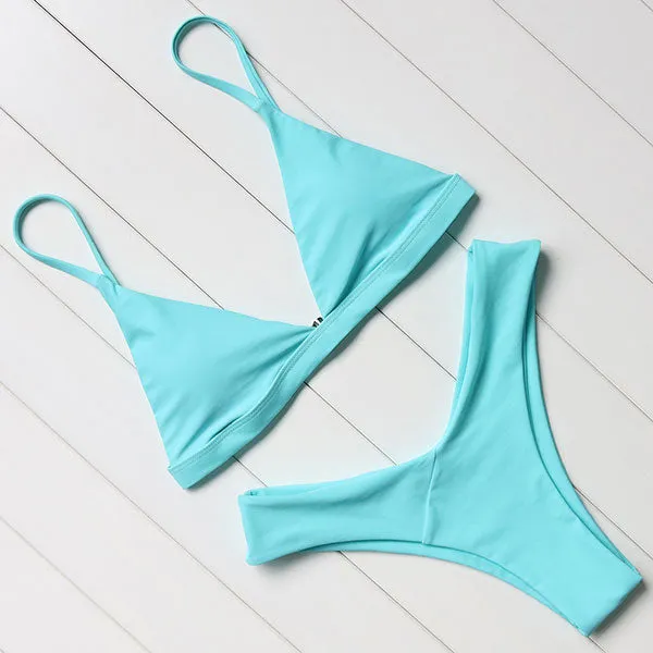 OMKAGI Brand Swimwear Women Swimsuit Sexy Push Up Micro Bikinis Set Swimming Bathing Suit Beachwear Summer Brazilian Bikini 2018