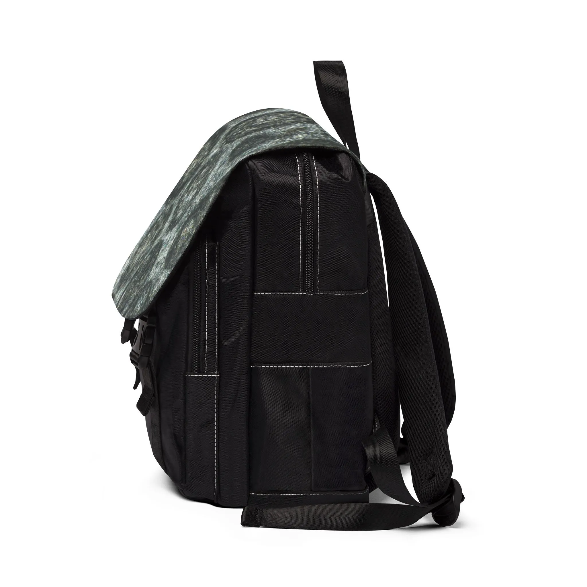 Oolitic Limestone Unisex Casual Shoulder Backpack
