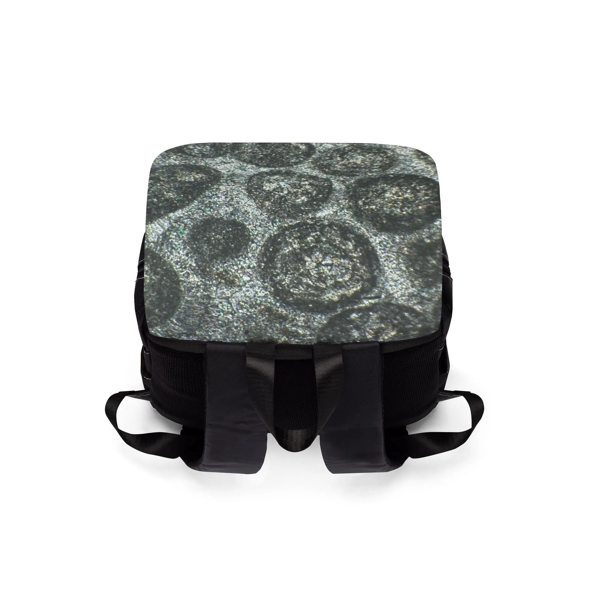 Oolitic Limestone Unisex Casual Shoulder Backpack