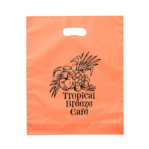 Orchid Frosted Die Cut Bag 12 x 15