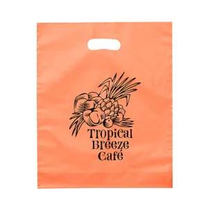 Orchid Frosted Die Cut Bag 12 x 15