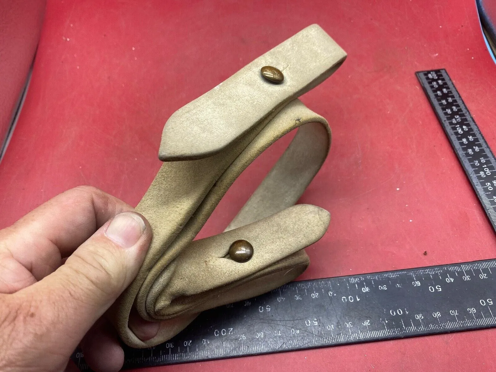 Original British Army Slade Wallace Victorian Equipment Leather Shoulder Strap