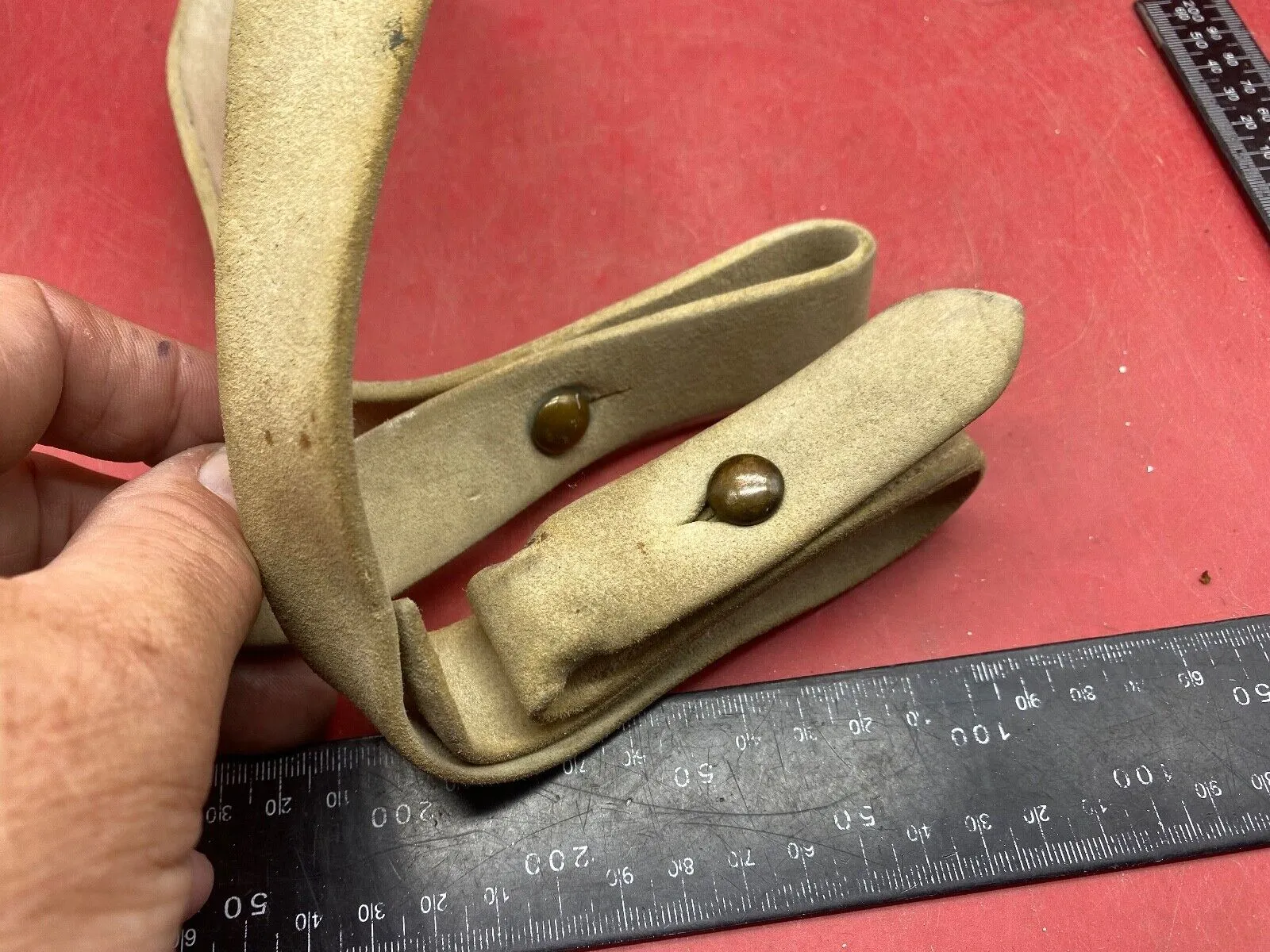 Original British Army Slade Wallace Victorian Equipment Leather Shoulder Strap