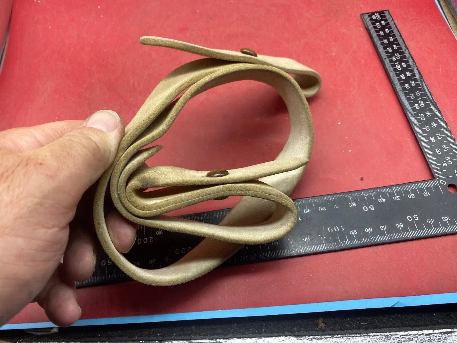 Original British Army Slade Wallace Victorian Equipment Leather Shoulder Strap