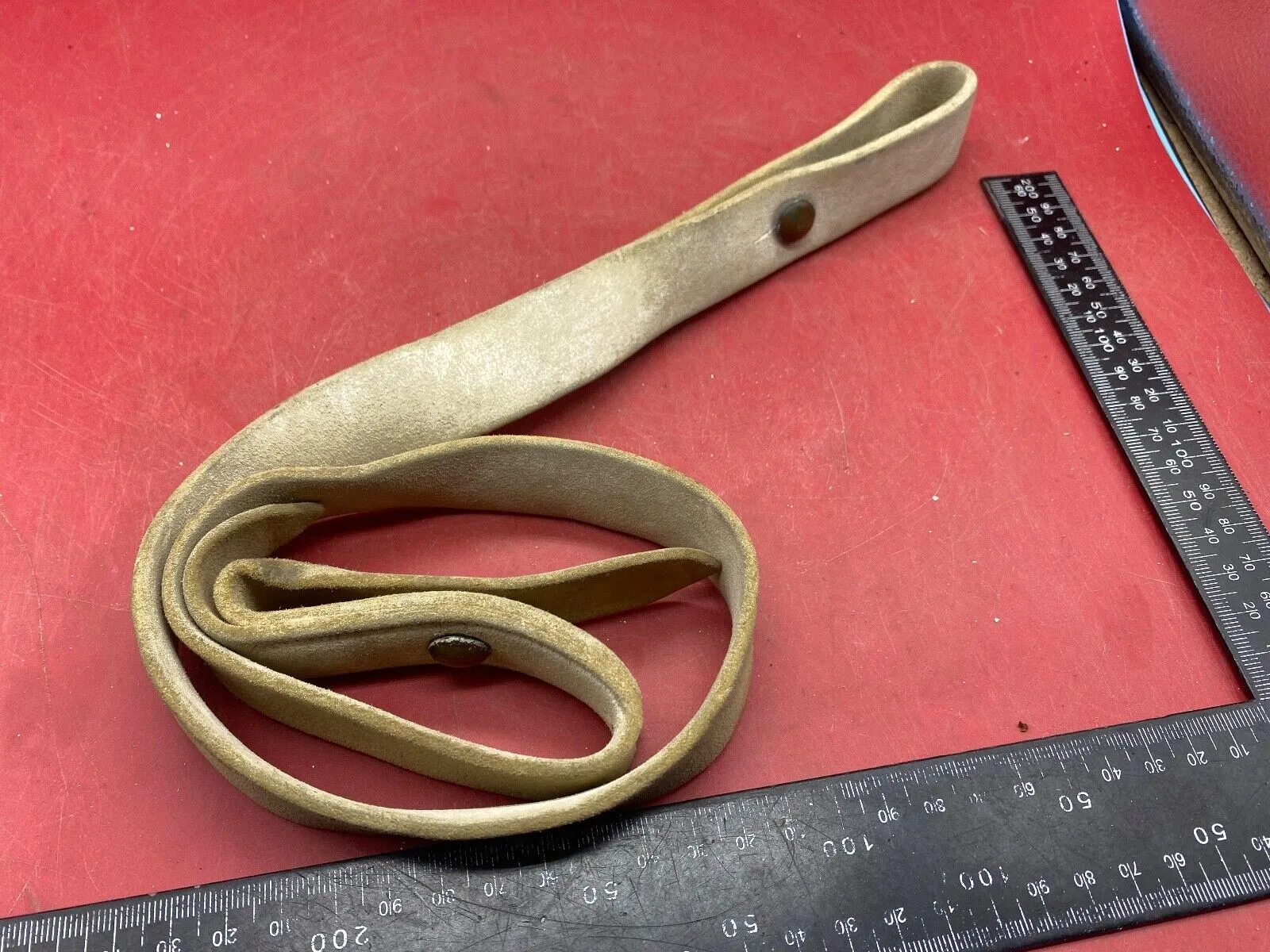 Original British Army Slade Wallace Victorian Equipment Leather Shoulder Strap