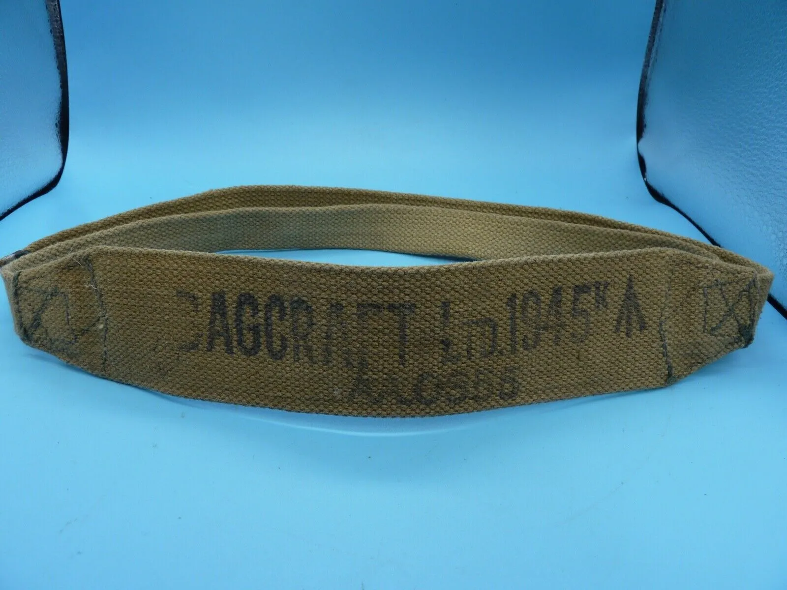 Original WW2 British Army 37 Pattern Shoulder / Cross Strap - Bagcraft 1945 WD