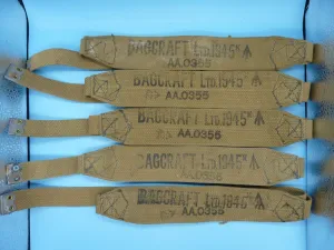 Original WW2 British Army 37 Pattern Shoulder / Cross Strap - Bagcraft 1945 WD