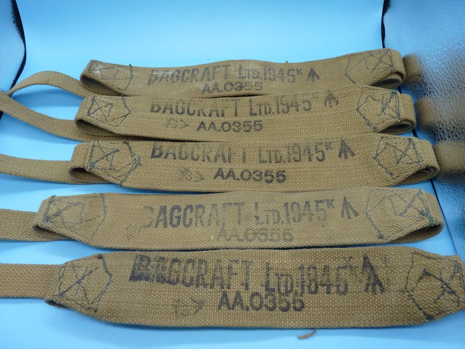Original WW2 British Army 37 Pattern Shoulder / Cross Strap - Bagcraft 1945 WD
