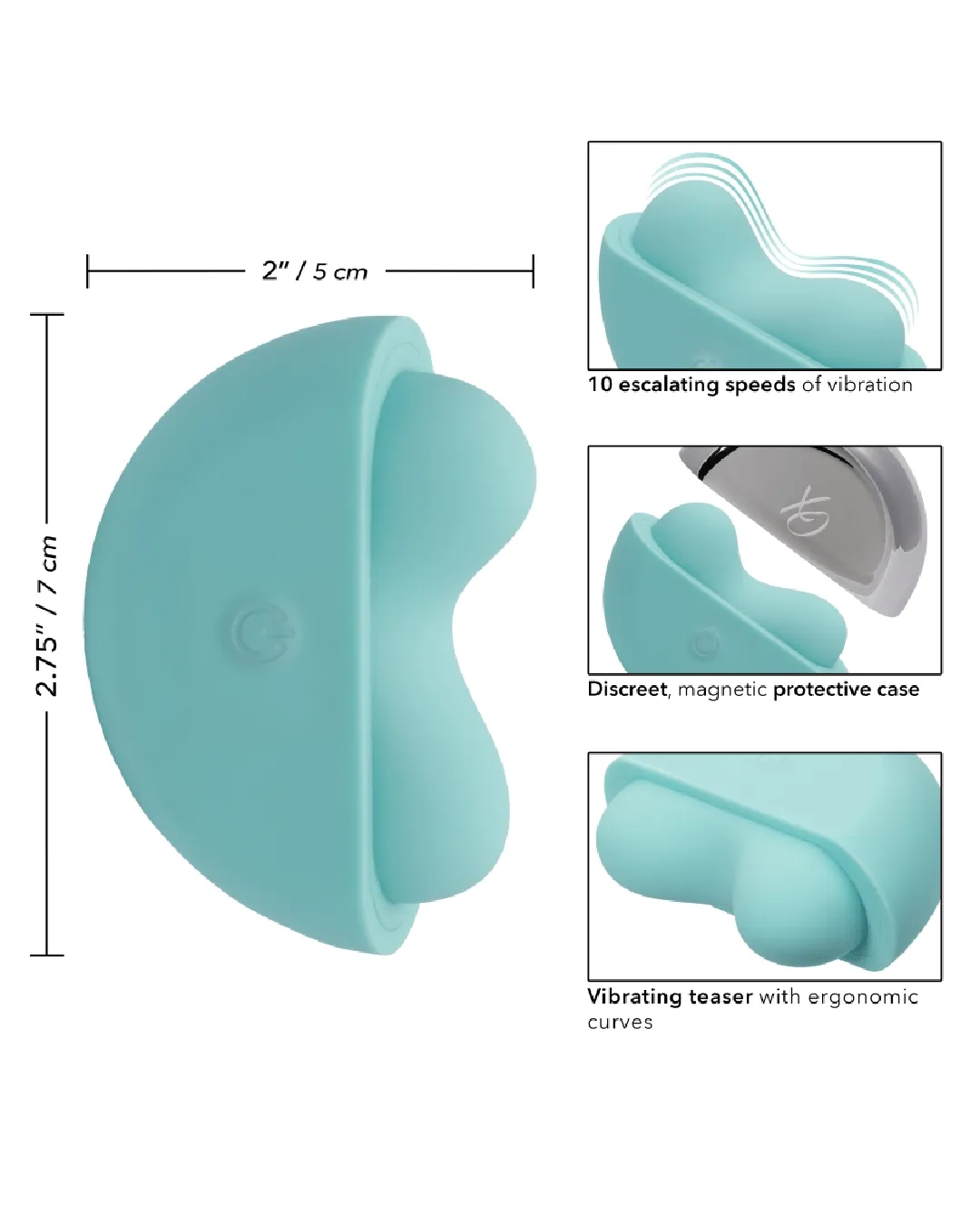 Ovation Applause Ridged Discreet Clitoral Vibrator