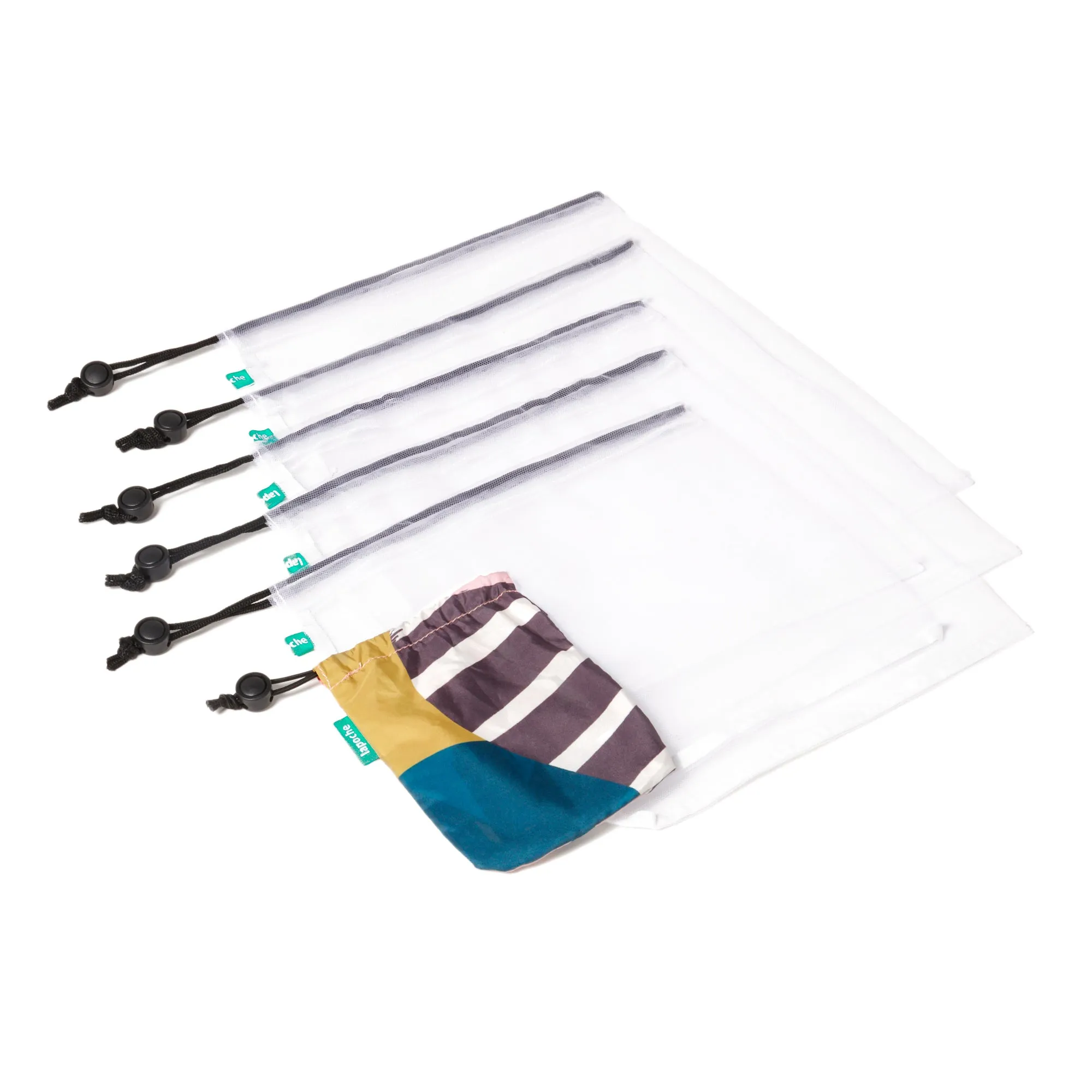 Packable Shopper & Produce Bags Pack - abstract