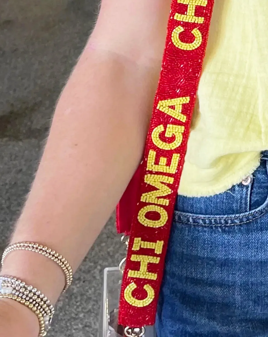 Personalized Beaded Handbag Purse Strap