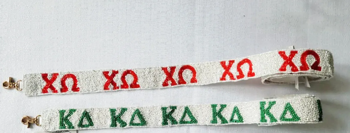 Personalized Beaded Handbag Purse Strap