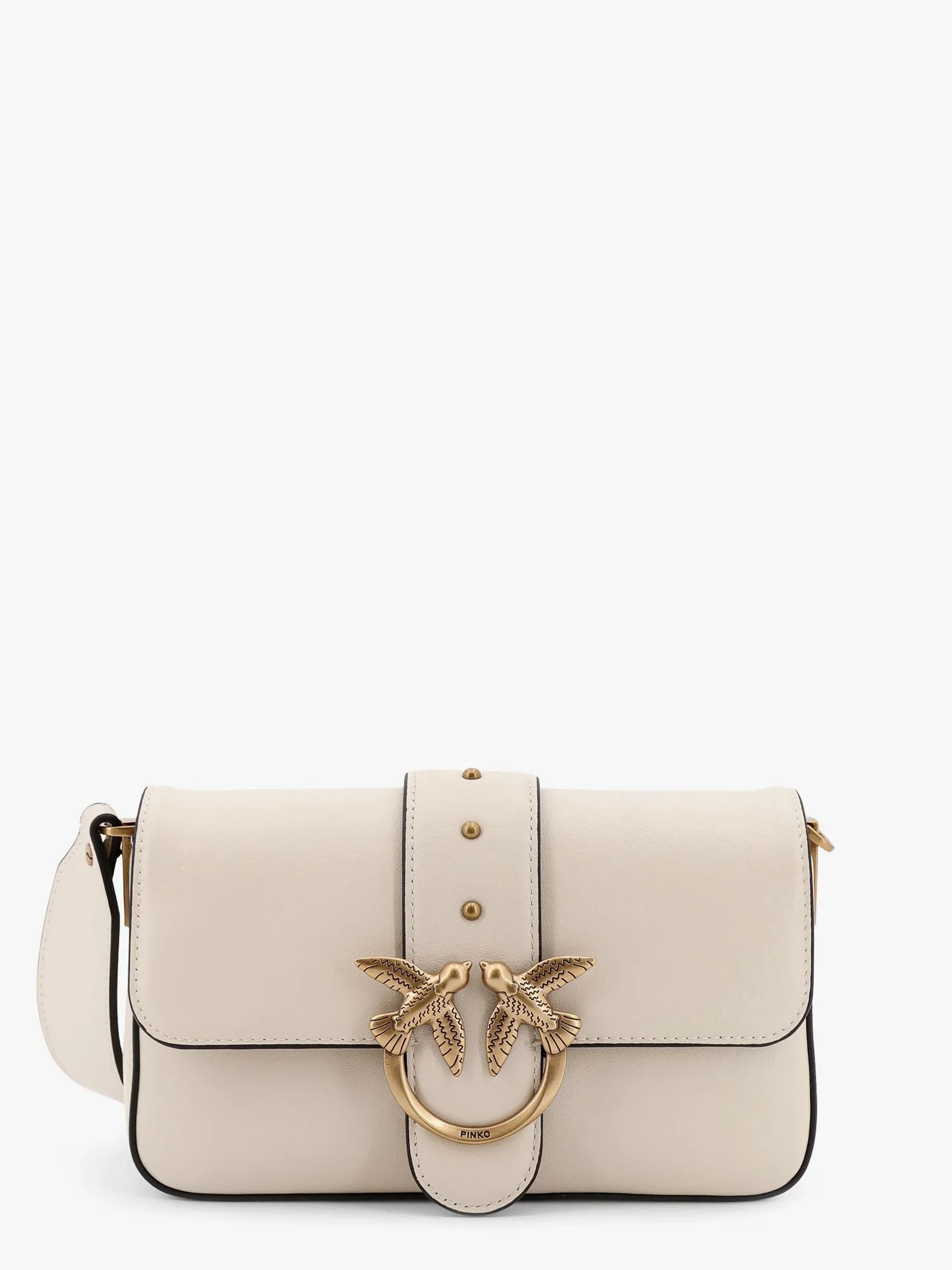 Pinko Love One Mini Leather Shoulder Bag