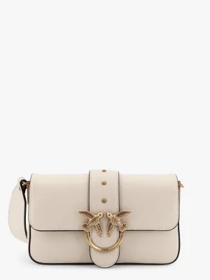 Pinko Love One Mini Leather Shoulder Bag