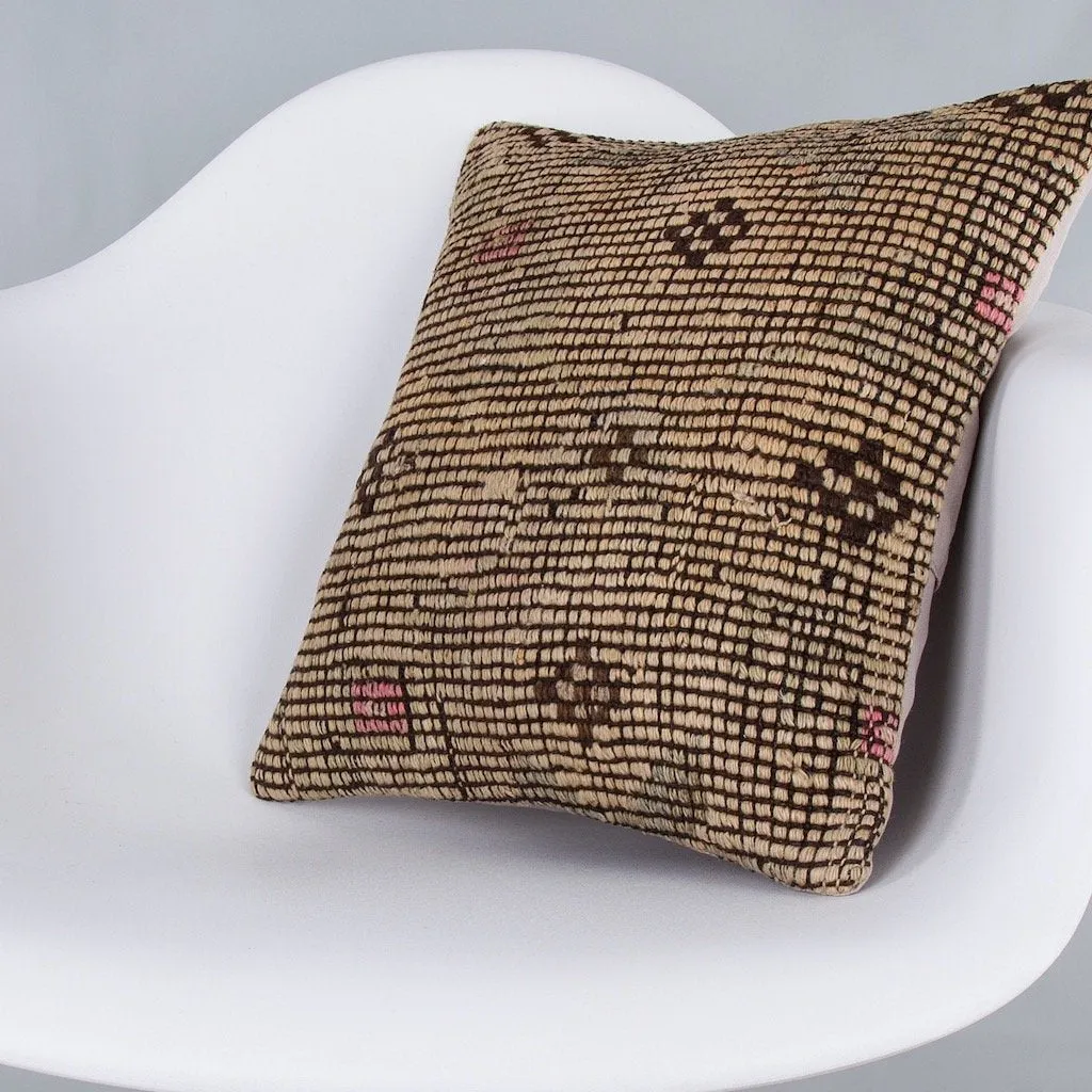 Plain Multiple Color Kilim Pillow Cover 16x16 7944