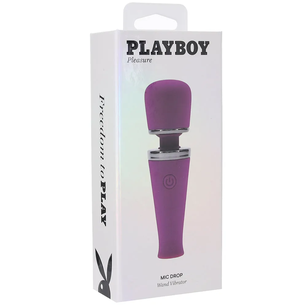 Playboy Mic Drop Mini Wand Vibe