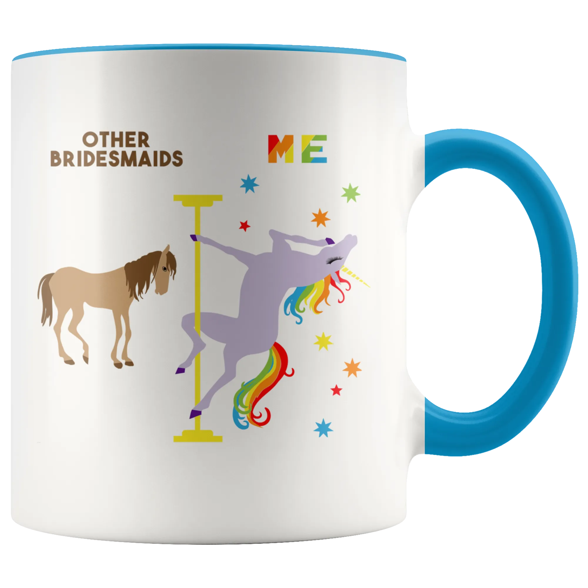 Pole Dancing Unicorn Mug Funny Bridesmaid Gift From Bride Coffee Cup Bridesmaid Gift Bridesmaid Thank You for Wedding Day