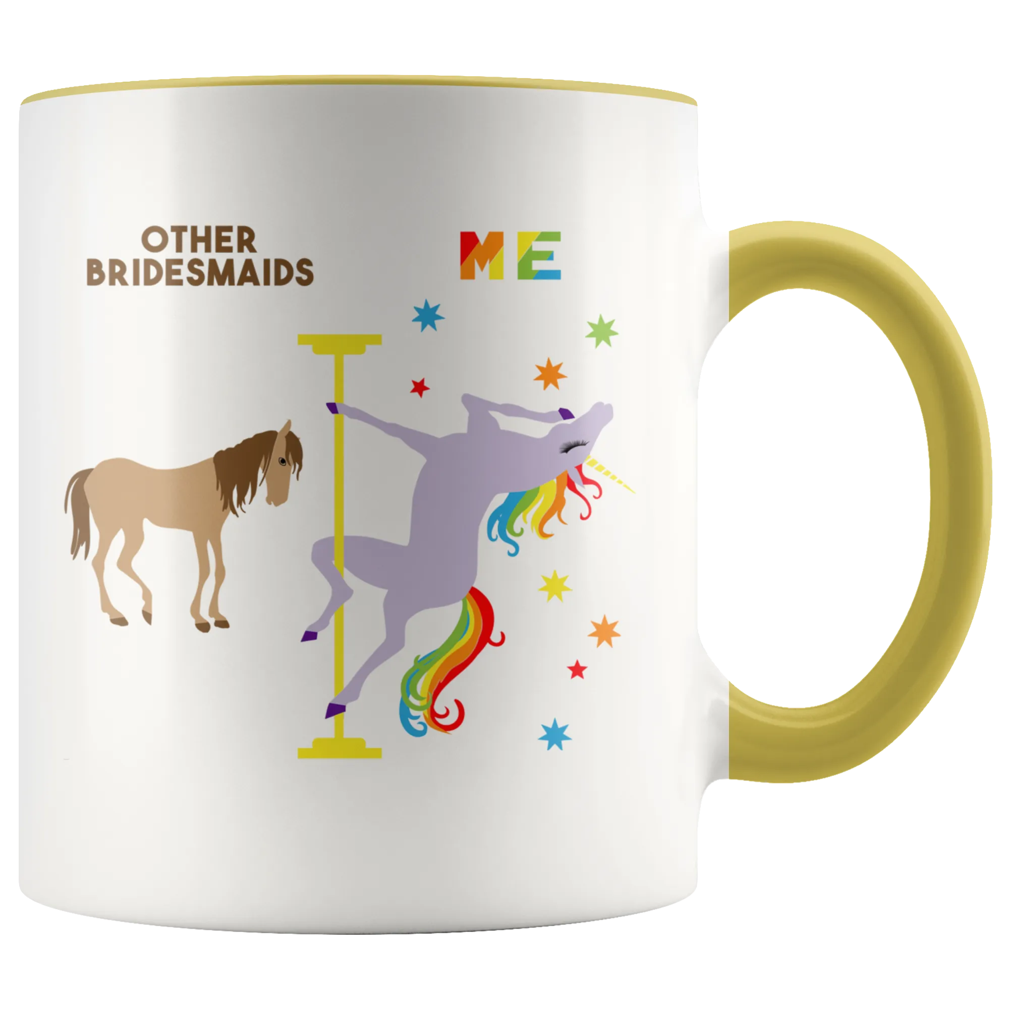 Pole Dancing Unicorn Mug Funny Bridesmaid Gift From Bride Coffee Cup Bridesmaid Gift Bridesmaid Thank You for Wedding Day