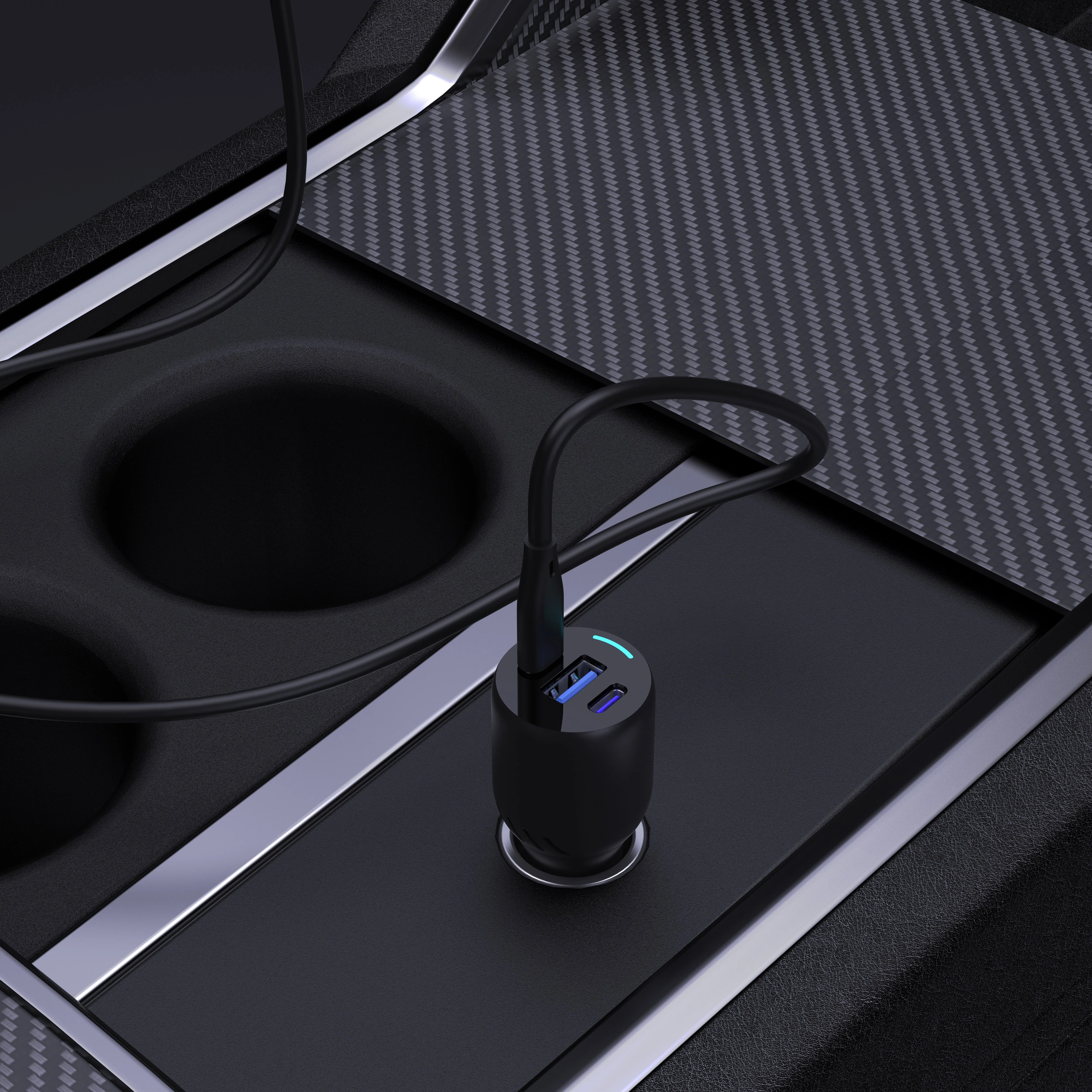 Powerology Triple Ports Car Charger