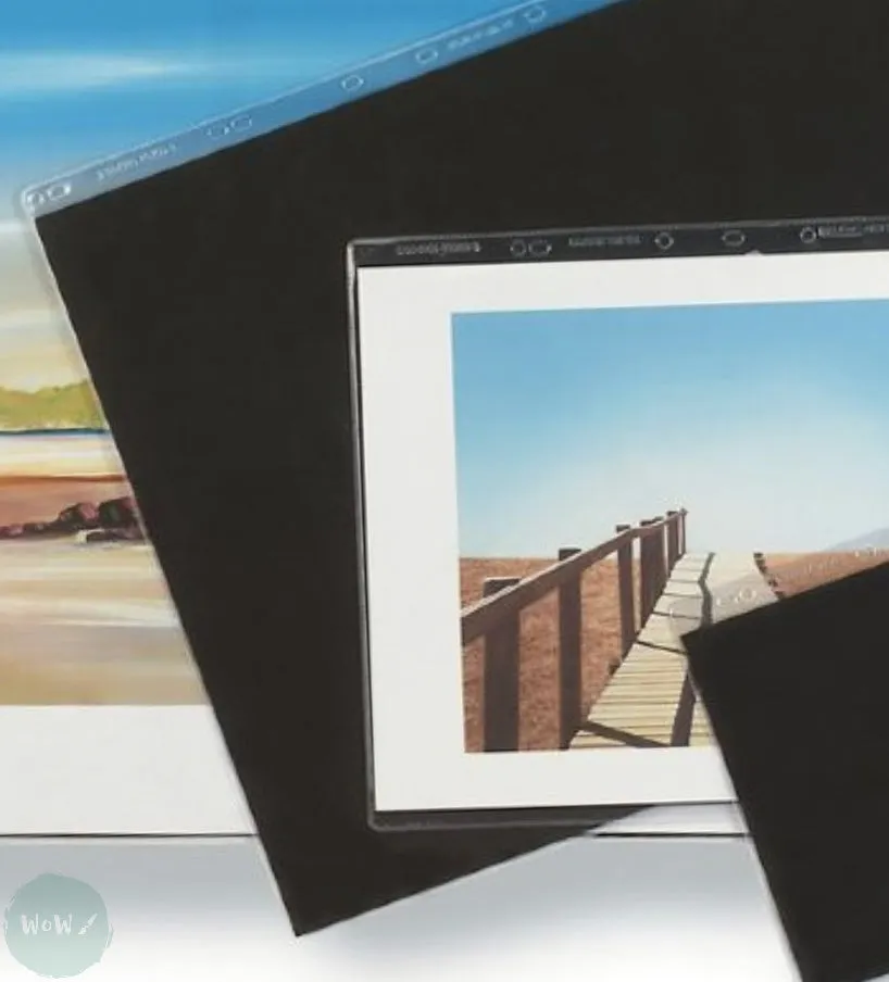 Presentation Portfolio with rings- Heavy Gauge Display Sleeves- Singles A3