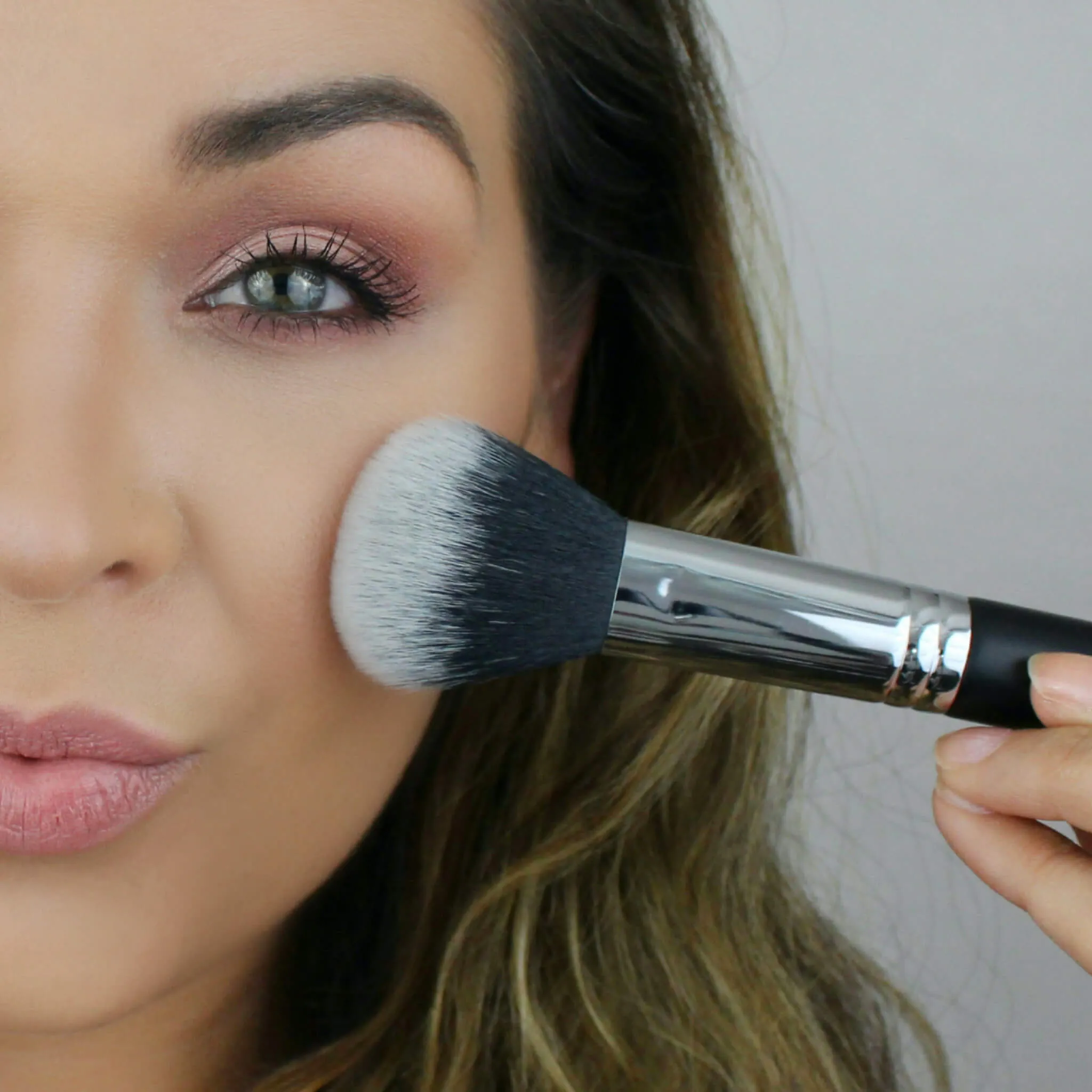 Pro Powder Makeup Brush Set with Case