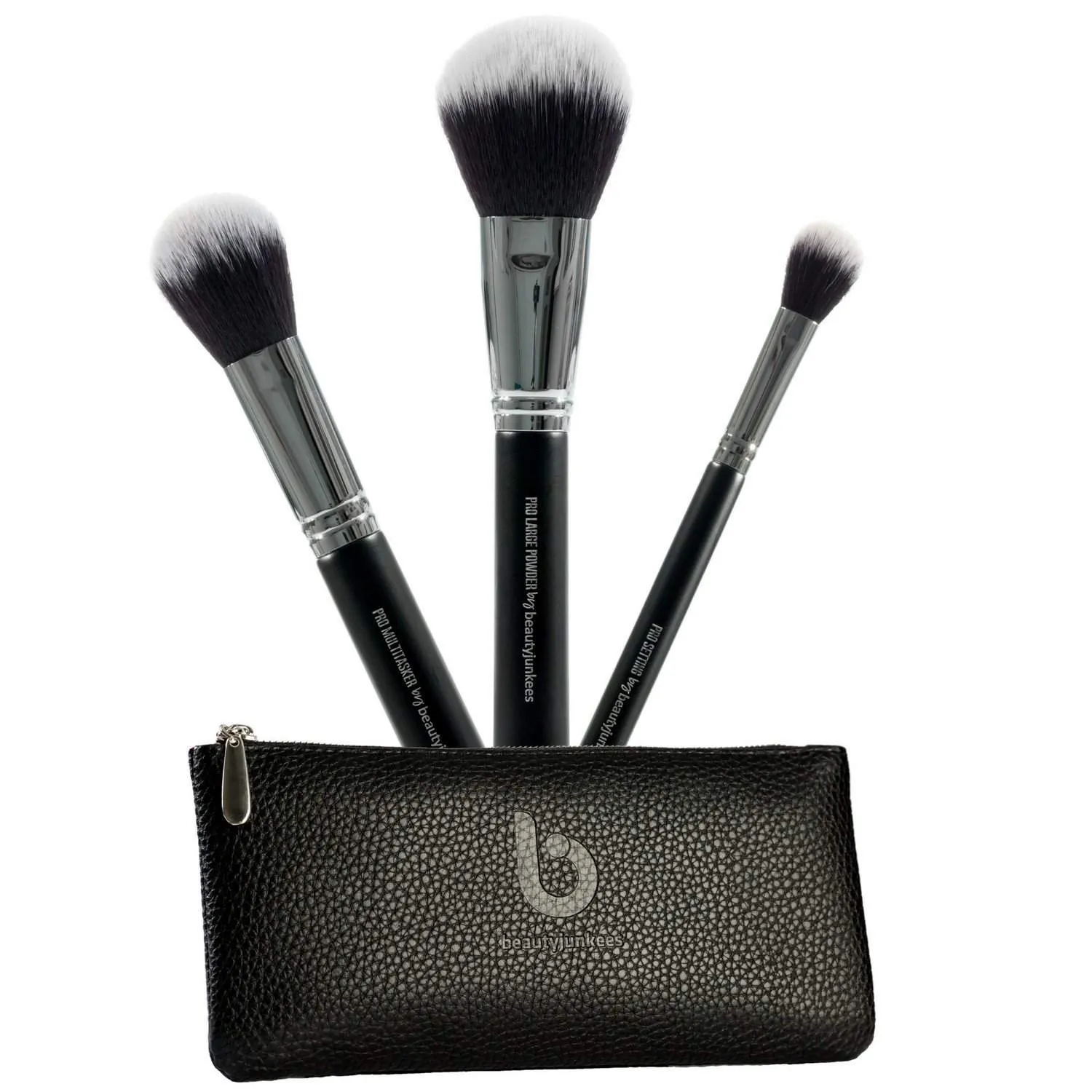 Pro Powder Makeup Brush Set with Case
