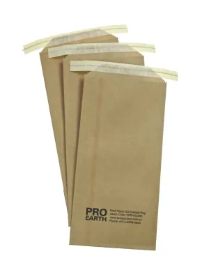 ProEarth Kraft Paper Geochem Bags - Pack of 100