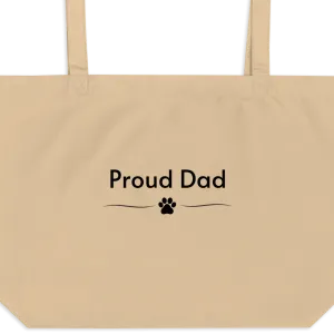 Proud Dad X-Large Tote/ Shopping Bags