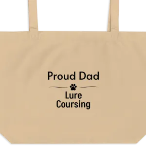 Proud Lure Coursing Dad X-Large Tote/ Shopping Bags