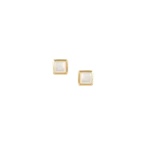 Quad Stud Earrings in Mother of Pearl