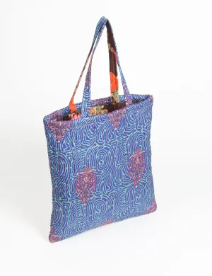 QUILTED SHOPPER BAG