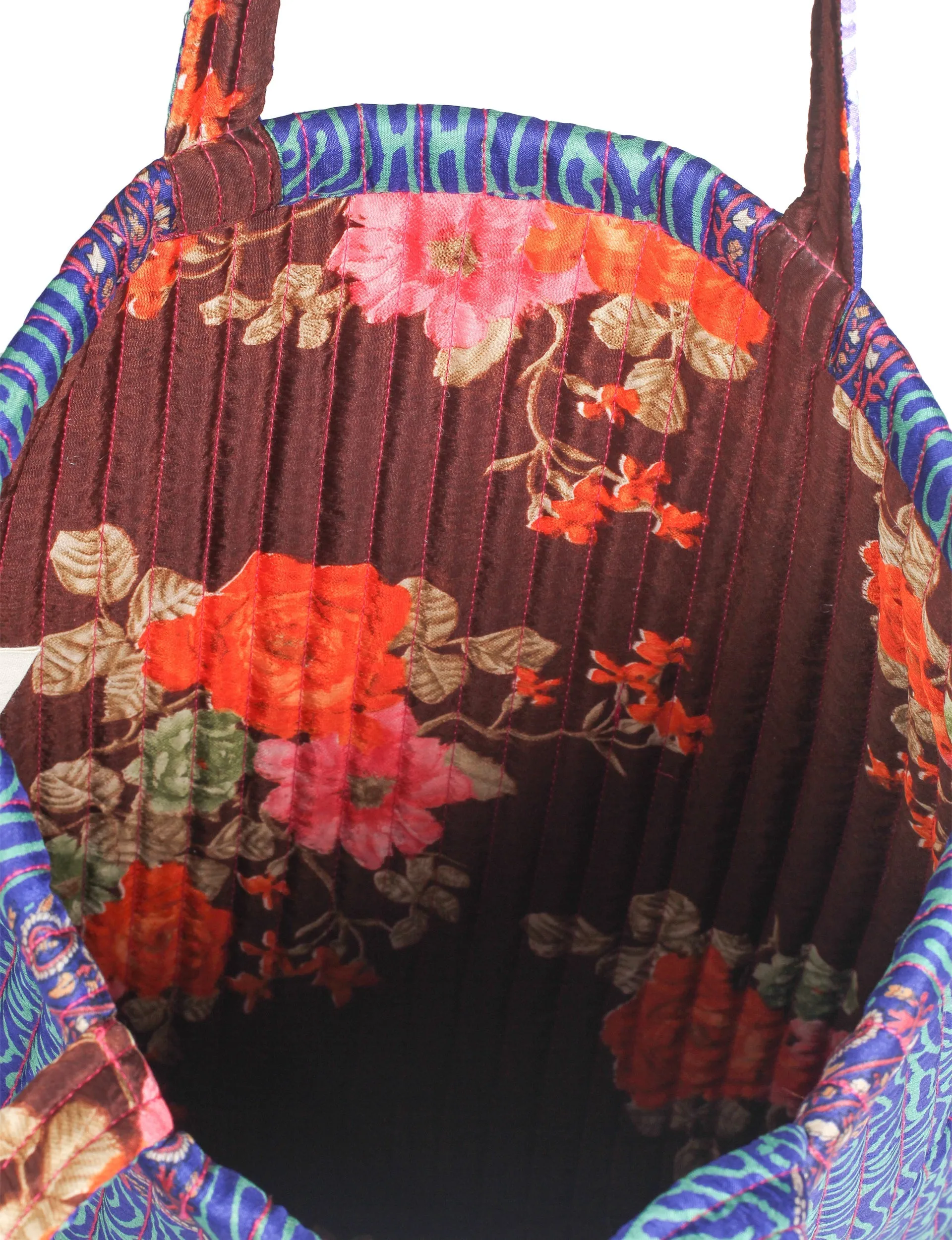 QUILTED SHOPPER BAG