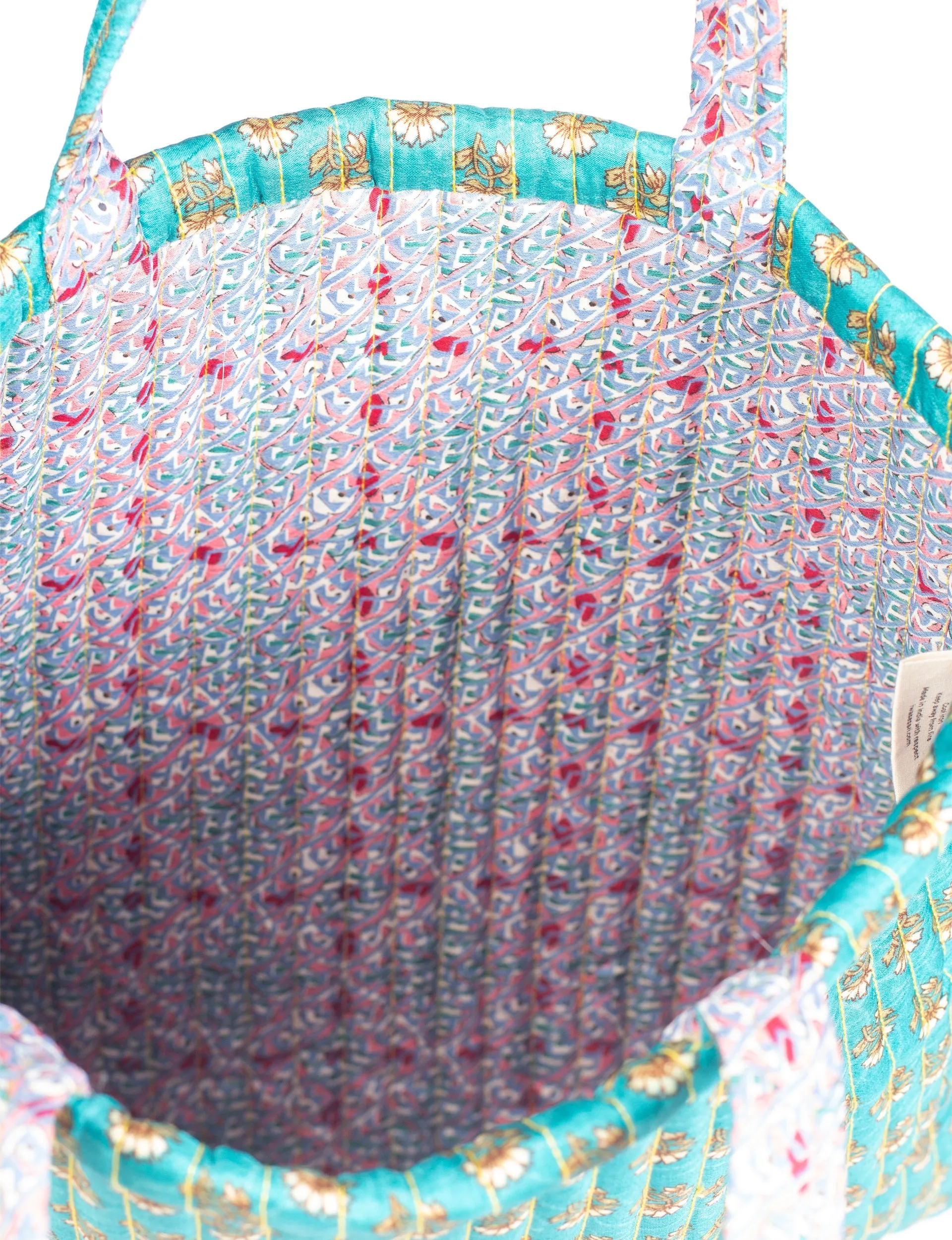 QUILTED SHOPPER BAG
