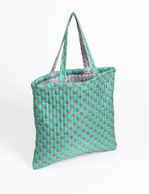 QUILTED SHOPPER BAG