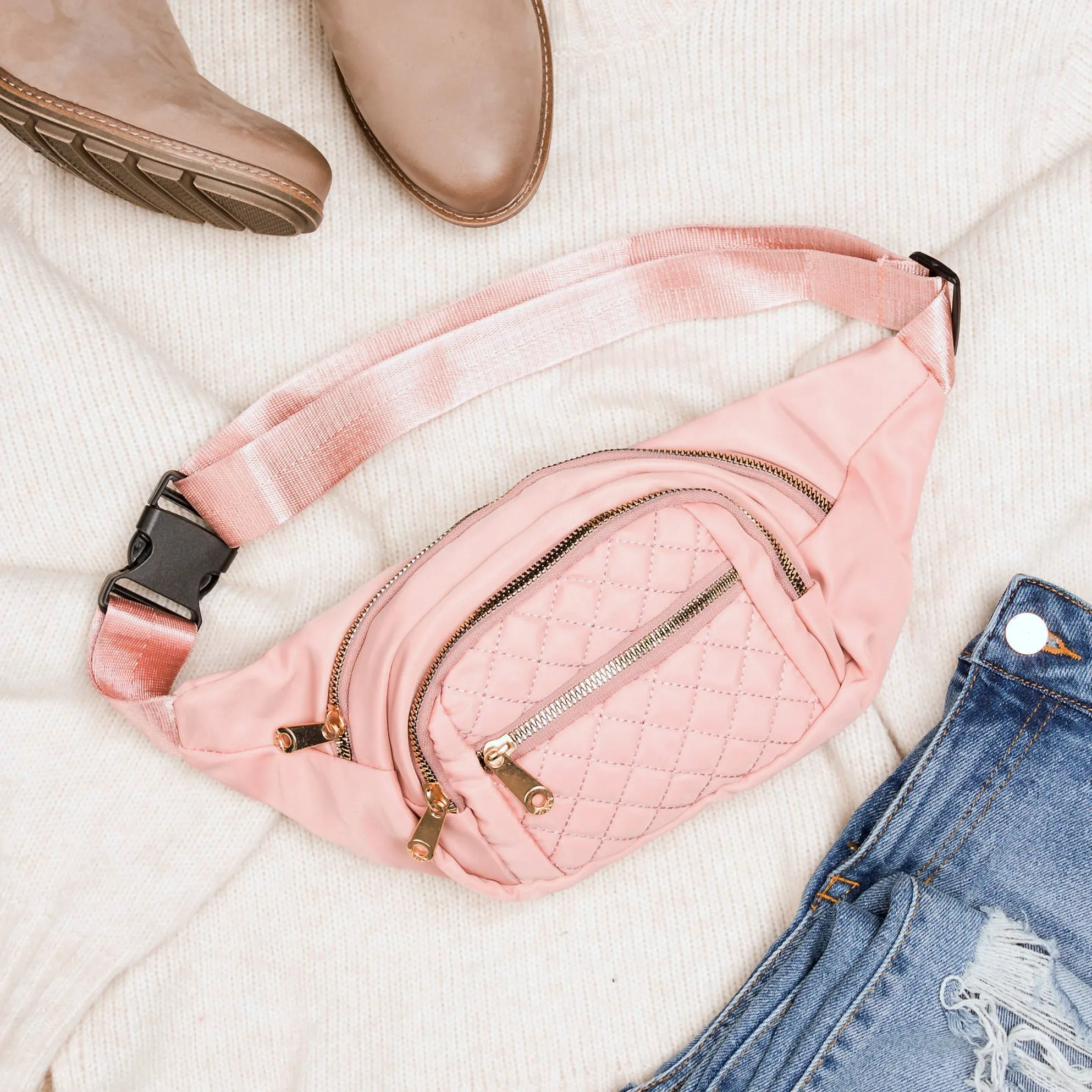 Quilted Sling/Belt Bag