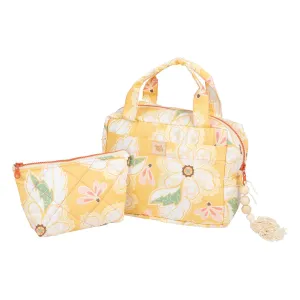 "Yellow Meadow" Makeup bag set