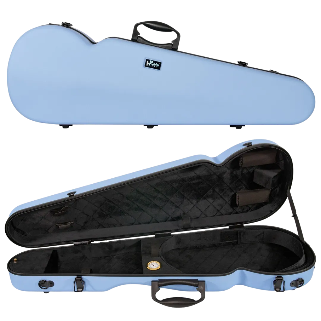 RAAN Shaped Violin Case Baby Blue 1/4-1/2