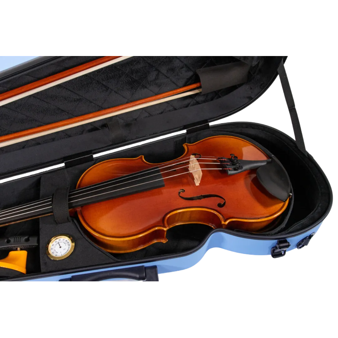 RAAN Shaped Violin Case Baby Blue 1/4-1/2