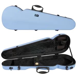 RAAN Shaped Violin Case Baby Blue 1/4-1/2