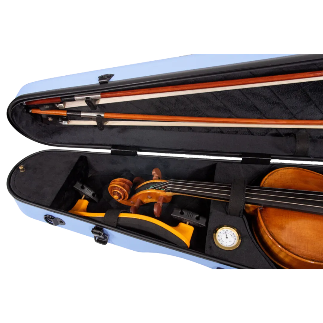 RAAN Shaped Violin Case Baby Blue 1/4-1/2