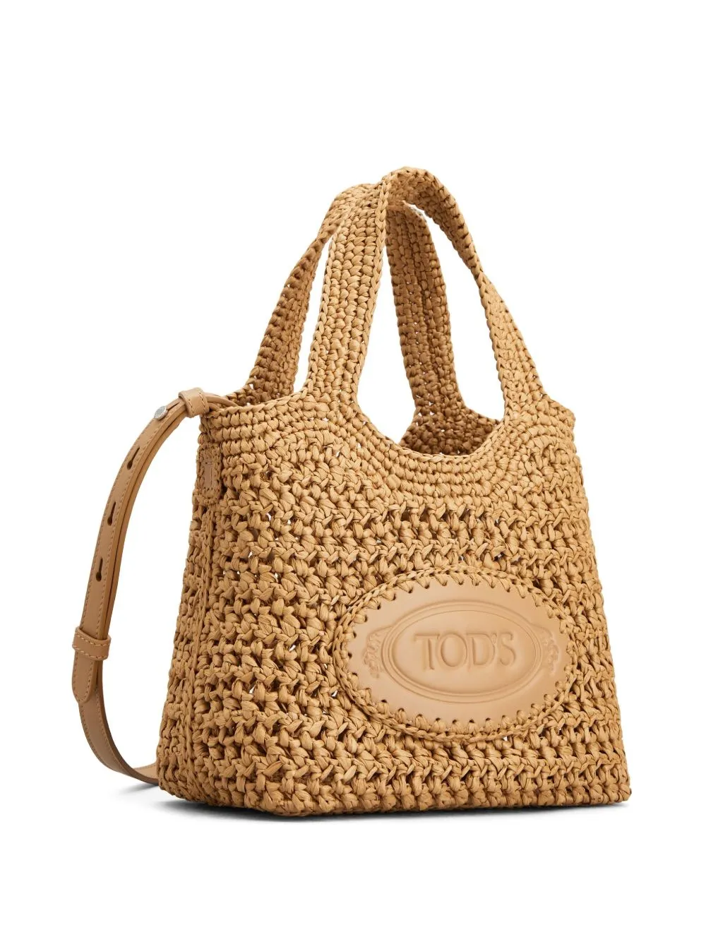Rafia mini tote bag