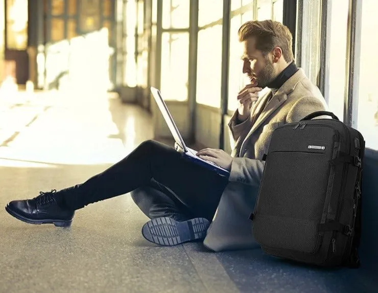 Raider: The Ultimate Multi-Functional Men's Business Travel Laptop Backpack