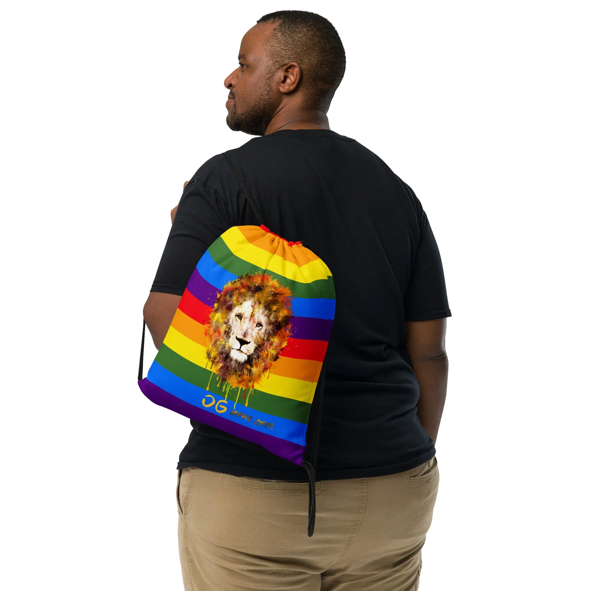 Rainbow Drawstring Bag