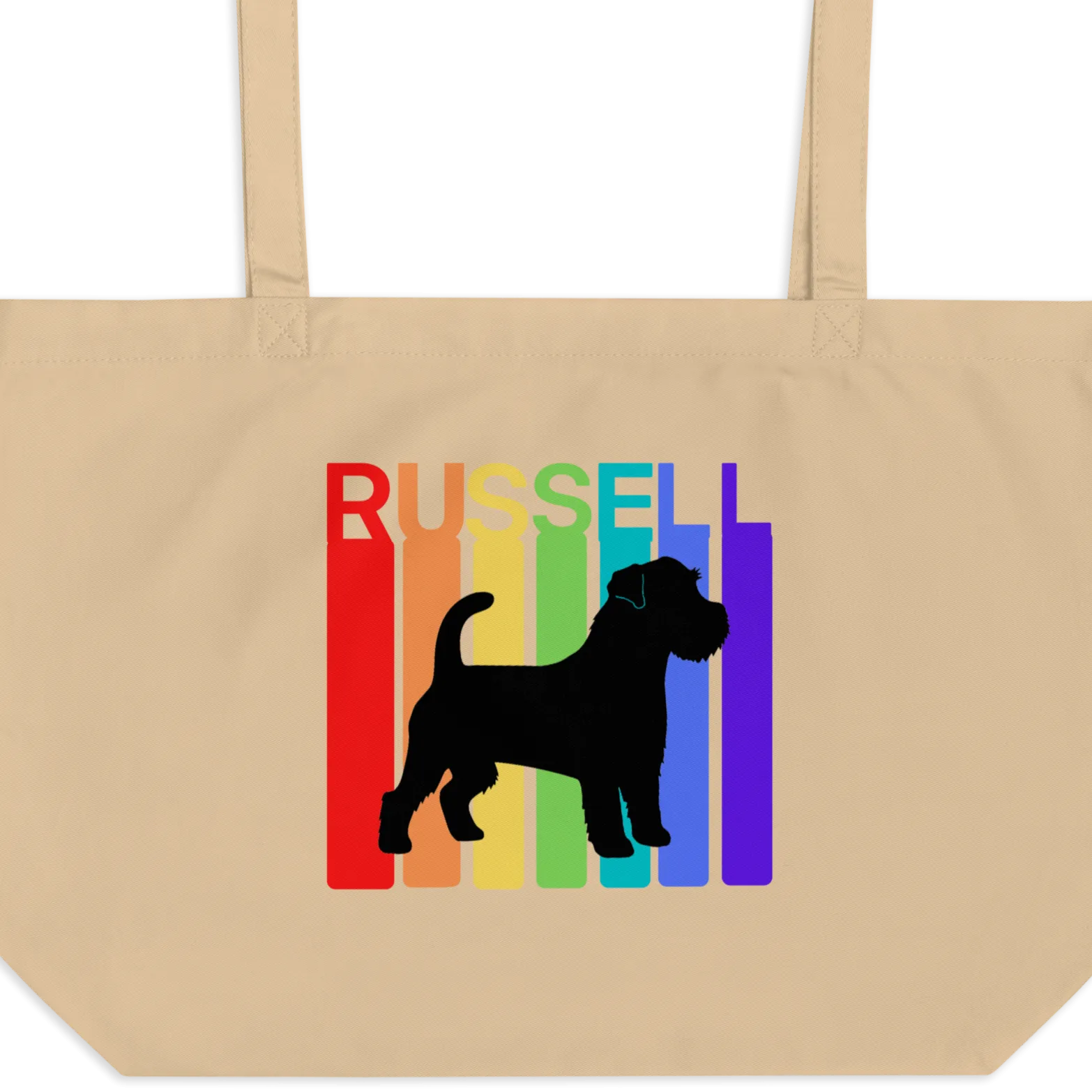 Rainbow Russells X-Large Tote/ Shopping Bags